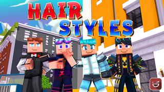 Thumbnail of the Minecraft Bedrock Marketplace product Hair Styles created by Giggle Block Studios.