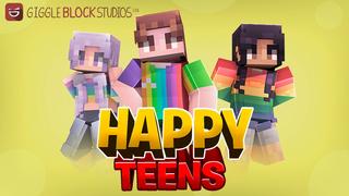 Thumbnail of the Minecraft Bedrock Marketplace product Happy Teens created by Giggle Block Studios.