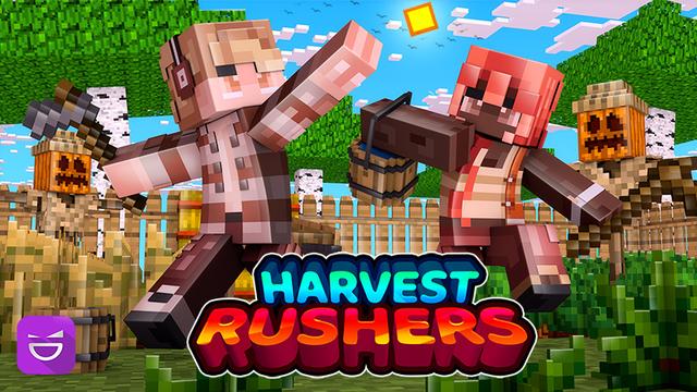 Thumbnail of the Minecraft Bedrock Marketplace product Harvest Rushers created by Giggle Block Studios.