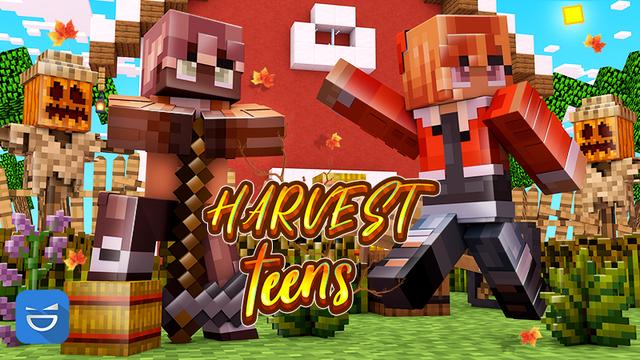 Thumbnail of the Minecraft Bedrock Marketplace product Harvest Teens created by Giggle Block Studios.
