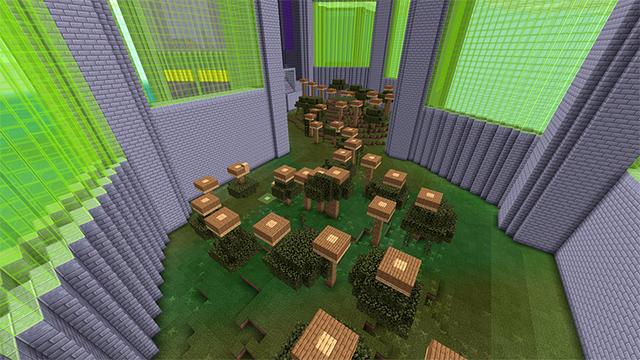 Screenshot of the Minecraft Bedrock Marketplace product Hexagon Parkour created by Giggle Block Studios.