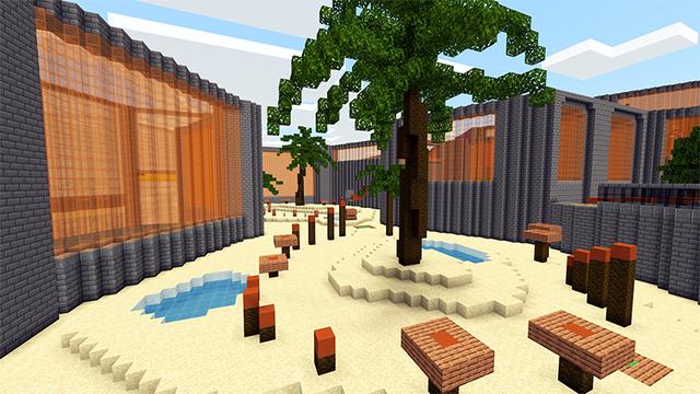 Screenshot of the Minecraft Bedrock Marketplace product Hexagon Parkour created by Giggle Block Studios.
