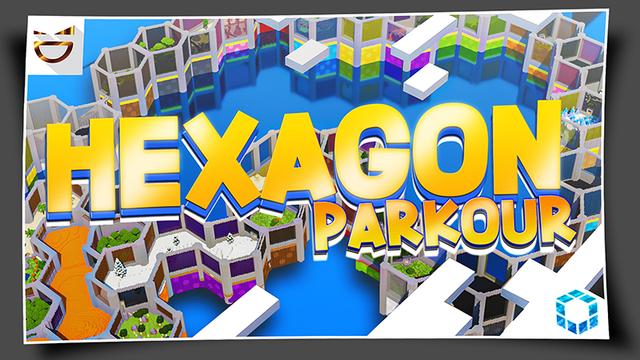 Thumbnail of the Minecraft Bedrock Marketplace product Hexagon Parkour created by Giggle Block Studios.