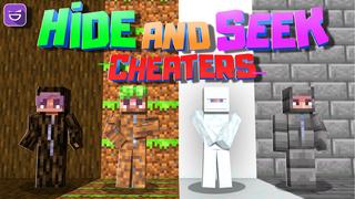 Thumbnail of the Minecraft Bedrock Marketplace product Hide and Seek Cheaters created by Giggle Block Studios.