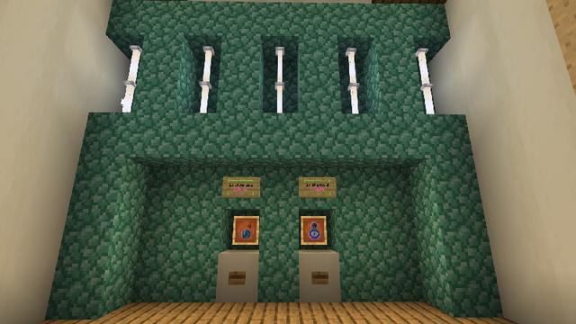 Screenshot of the Minecraft Bedrock Marketplace product Hide & Seek Furniture created by Giggle Block Studios.