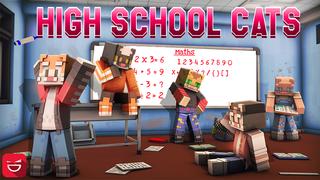 Thumbnail of the Minecraft Bedrock Marketplace product High School Cats created by Giggle Block Studios.