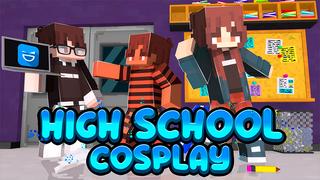 Thumbnail of the Minecraft Bedrock Marketplace product High School Cosplay created by Giggle Block Studios.