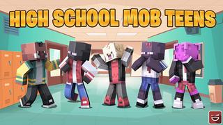 Thumbnail of the Minecraft Bedrock Marketplace product High School Mob Teens created by Giggle Block Studios.