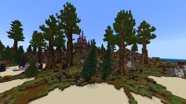Screenshot of the Minecraft Bedrock Marketplace product Hillside Castle created by Giggle Block Studios.