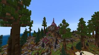 Screenshot of the Minecraft Bedrock Marketplace product Hillside Castle created by Giggle Block Studios.