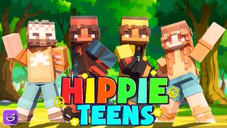 Thumbnail of the Minecraft Bedrock Marketplace product Hippie Teens created by Giggle Block Studios.