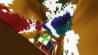 Screenshot of the Minecraft Bedrock Marketplace product Holiday Droppers created by Giggle Block Studios.