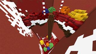 Screenshot of the Minecraft Bedrock Marketplace product Holiday Droppers created by Giggle Block Studios.