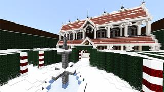 Screenshot of the Minecraft Bedrock Marketplace product Holiday Find Da Button created by Giggle Block Studios.