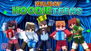 Thumbnail of the Minecraft Bedrock Marketplace product Holiday Hoodie Teens created by Giggle Block Studios.