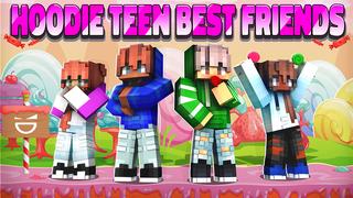 Thumbnail of the Minecraft Bedrock Marketplace product Hoodie Teen Best Friends created by Giggle Block Studios.