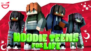 Thumbnail of the Minecraft Bedrock Marketplace product Hoodie Teens For Life created by Giggle Block Studios.