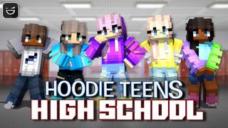 Thumbnail of the Minecraft Bedrock Marketplace product Hoodie Teens High School created by Giggle Block Studios.