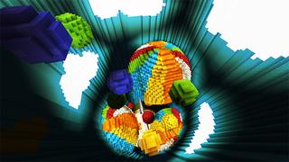 Screenshot of the Minecraft Bedrock Marketplace product Hot Summer Droppers created by Giggle Block Studios.