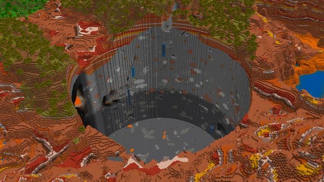Screenshot of the Minecraft Bedrock Marketplace product HUGE TNT created by Giggle Block Studios.