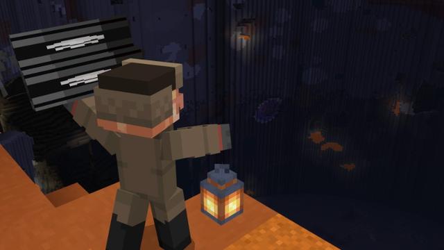 Screenshot of the Minecraft Bedrock Marketplace product HUGE TNT created by Giggle Block Studios.