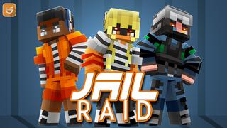 Thumbnail of the Minecraft Bedrock Marketplace product Jail Raid created by Giggle Block Studios.