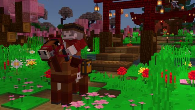 Screenshot of the Minecraft Bedrock Marketplace product Kawaii Anime created by Giggle Block Studios.