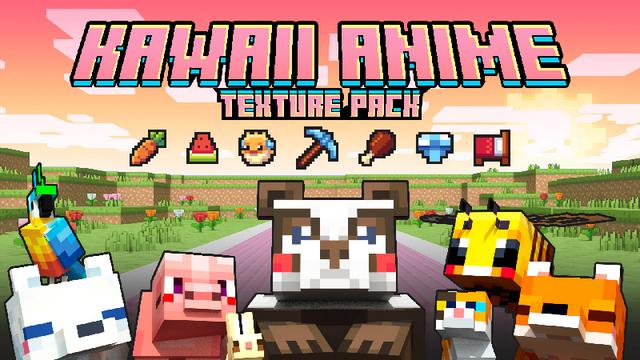Thumbnail of the Minecraft Bedrock Marketplace product Kawaii Anime created by Giggle Block Studios.