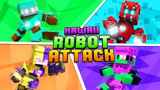 Thumbnail of the Minecraft Bedrock Marketplace product Kawaii Robot Attack created by Giggle Block Studios.