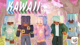 Thumbnail of the Minecraft Bedrock Marketplace product Kawaii created by Giggle Block Studios.