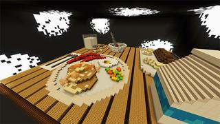 Screenshot of the Minecraft Bedrock Marketplace product Kitchen Find Da Button created by Giggle Block Studios.