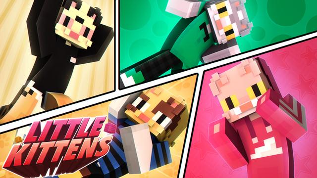 Thumbnail of the Minecraft Bedrock Marketplace product Little Kittens created by Giggle Block Studios.
