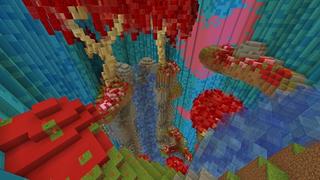 Screenshot of the Minecraft Bedrock Marketplace product Love Droppers created by Giggle Block Studios.