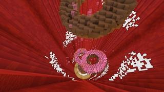 Screenshot of the Minecraft Bedrock Marketplace product Love Droppers created by Giggle Block Studios.