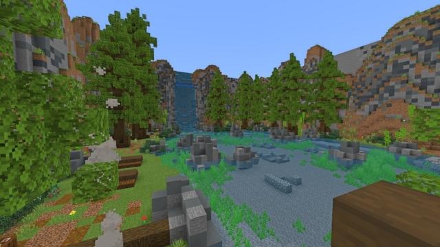 Screenshot of the Minecraft Bedrock Marketplace product Love Find Da Button created by Giggle Block Studios.