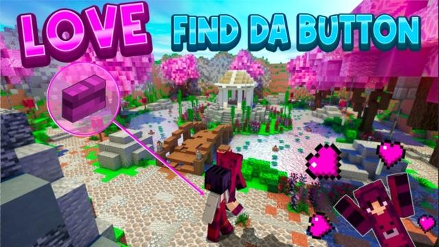 Thumbnail of the Minecraft Bedrock Marketplace product Love Find Da Button created by Giggle Block Studios.