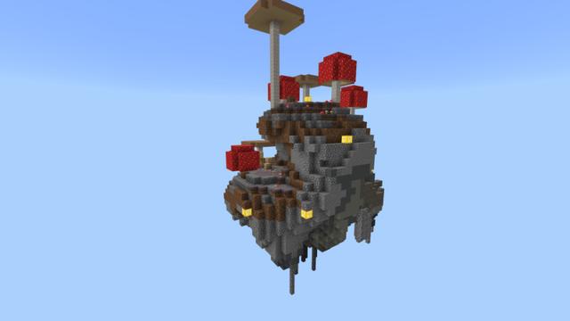 Screenshot of the Minecraft Bedrock Marketplace product Lucky Loot Fortune Skyblock created by Giggle Block Studios.
