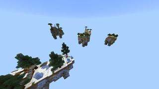 Screenshot of the Minecraft Bedrock Marketplace product Lucky Loot Mob Skyblock created by Giggle Block Studios.