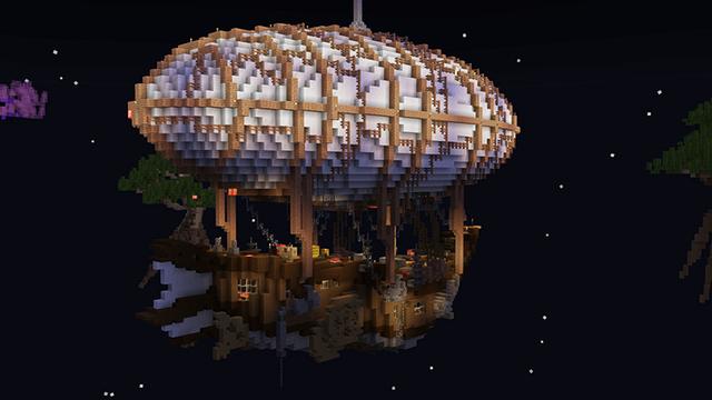 Screenshot of the Minecraft Bedrock Marketplace product Lucky Loot Pirate Skyblock created by Giggle Block Studios.
