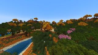 Screenshot of the Minecraft Bedrock Marketplace product Lush Island created by Giggle Block Studios.