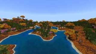 Screenshot of the Minecraft Bedrock Marketplace product Lush Island created by Giggle Block Studios.