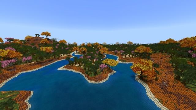 Screenshot of the Minecraft Bedrock Marketplace product Lush Island created by Giggle Block Studios.