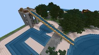 Screenshot of the Minecraft Bedrock Marketplace product Luxury Parkour Island created by Giggle Block Studios.