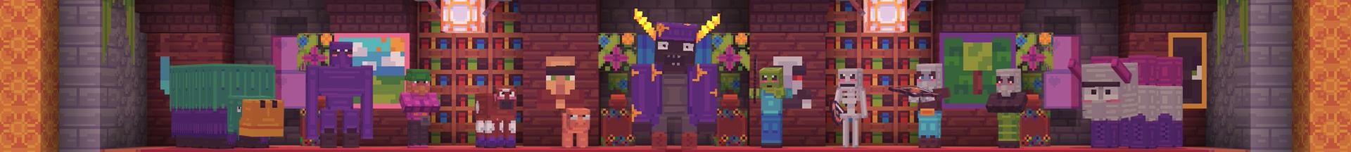 Panorama of the Minecraft Bedrock Marketplace product Magic Meadow created by Giggle Block Studios.