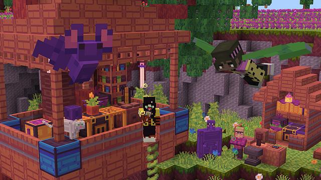 Screenshot of the Minecraft Bedrock Marketplace product Magic Meadow created by Giggle Block Studios.