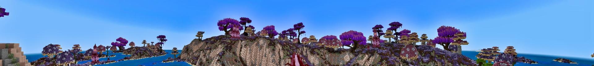 Panorama of the Minecraft Bedrock Marketplace product Magical Berry Forest created by Giggle Block Studios.