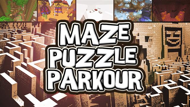 Thumbnail of the Minecraft Bedrock Marketplace product Maze Puzzle Parkour created by Giggle Block Studios.