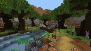 Screenshot of the Minecraft Bedrock Marketplace product Medieval Find the Button created by Giggle Block Studios.