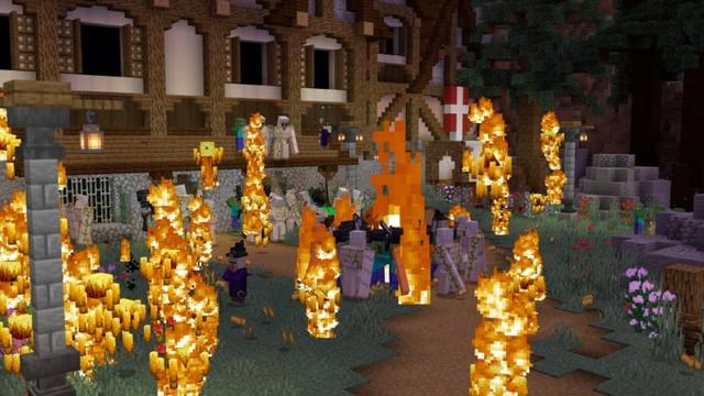 Screenshot of the Minecraft Bedrock Marketplace product Medieval Rush created by Giggle Block Studios.