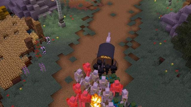 Screenshot of the Minecraft Bedrock Marketplace product Medieval Rush created by Giggle Block Studios.
